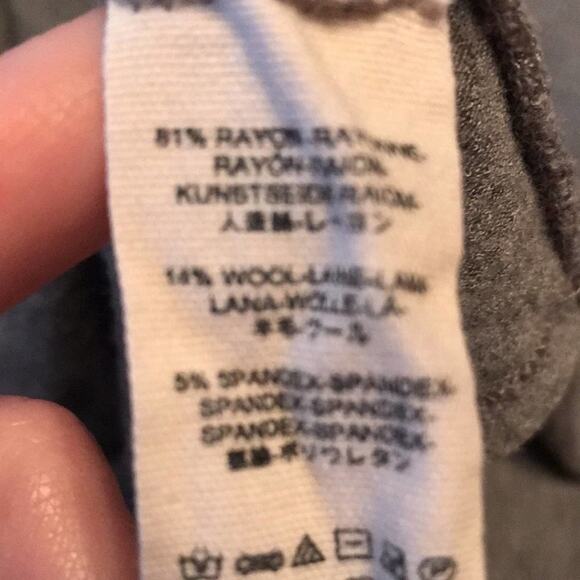 We The Free M gray turtleneck tunic top - Picture 9 of 9